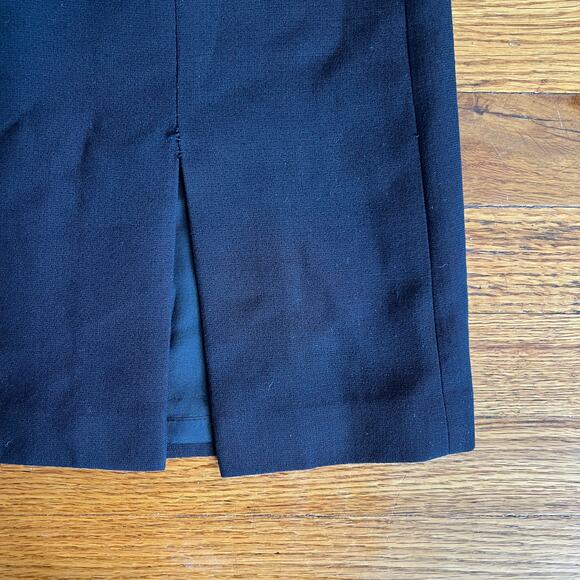 Gap Women's Vintage Black Mini Skirt Side Slit Size 2 - Picture 4 of 6